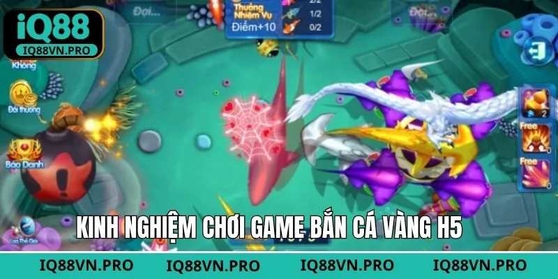 Một vài kỹ năng tuyệt đỉnh khi bắn cá vàng H5