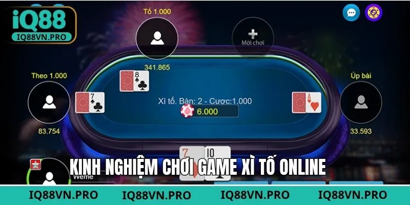 Chiến thuật giữ vốn trong xì tố online