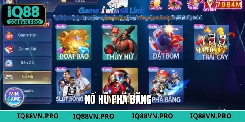 Nổ Hũ Phá Băng IQ88 – Hành Trình Săn Thưởng Đầy Kịch Tính