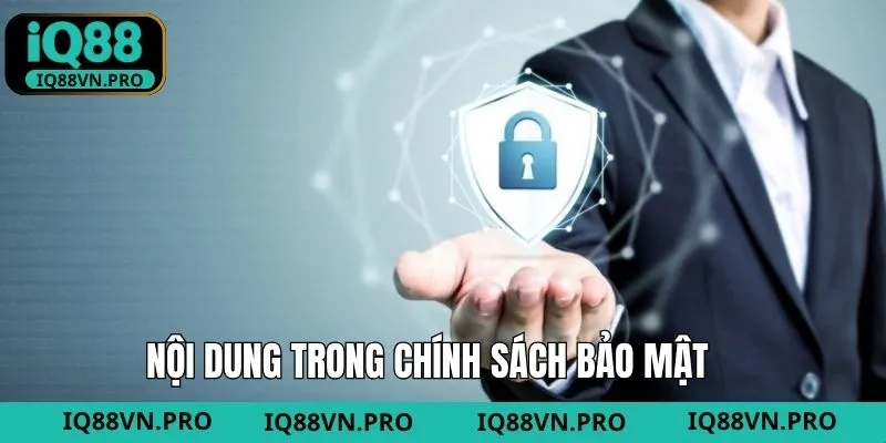 Lưu trữ và sử dụng dữ liệu trong chính sách bảo mật